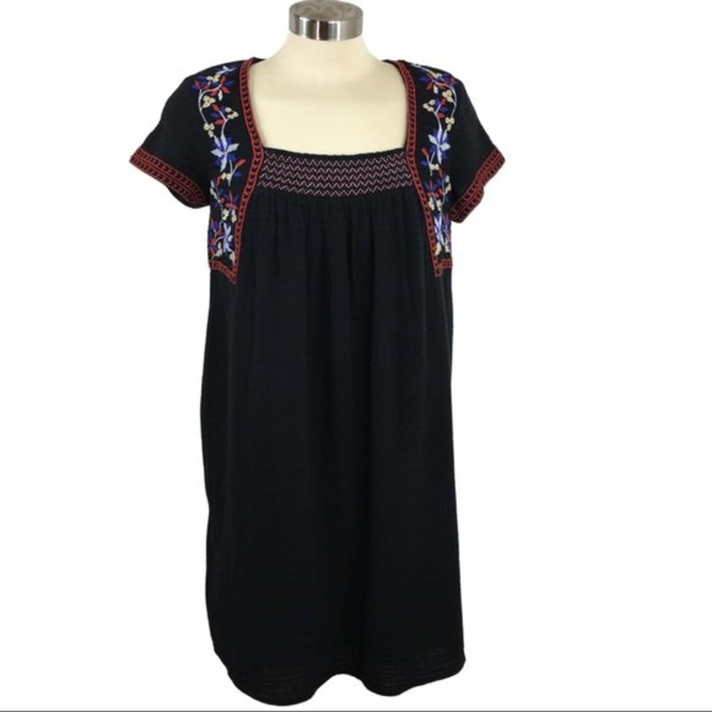 NWT Old Navy Embroidered Square Neck Dress S